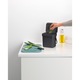 Cos de gunoi Brabantia Sort & Go, Capacitate 3L, Gri