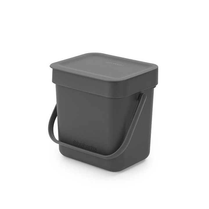 Кош за смет за разделно събиране Brabantia Sort&Go 3L, Grey
