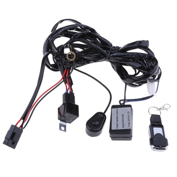 Buton On/Off cu releu, cablaj si telecomanda pentru proiectoare cu led sau led bar auto, motocicleta, Atv - Phuture® Buton On/Off cu releu, cablaj si telecomanda pentru proiectoare cu led sau led bar auto, motocicleta, Atv - Phuture®