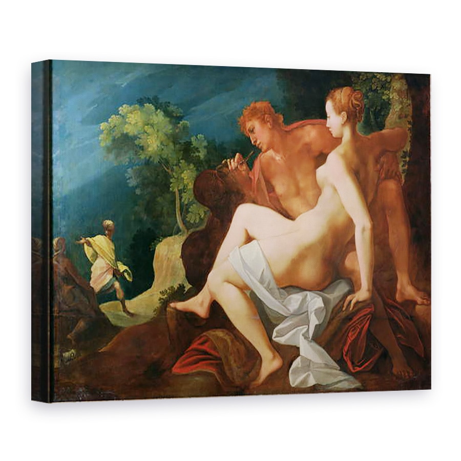 Tablou canvas - Toussaint Dubreuil - Angelica si Medor, 75 x 100 cm