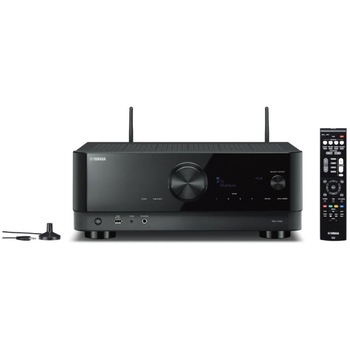 Receiver 5.2 canale Yamaha RX-V4A, 8K/4K, Dolby True HD, DTS-HD, CINEMA DSP 3D, wireless surround Receiver 5.2 canale Yamaha RX-V4A, 8K/4K, Dolby True HD, DTS-HD, CINEMA DSP 3D, wireless surround
