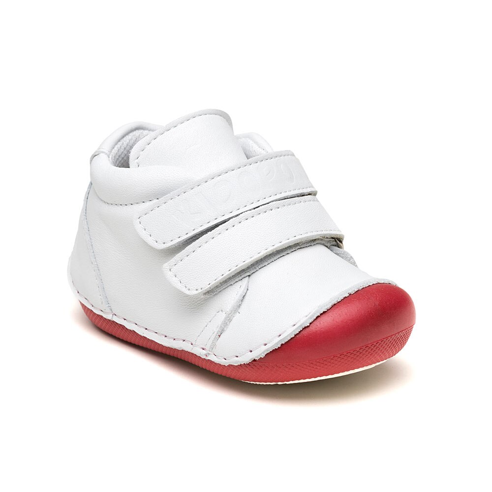 Ghete piele naturala, Kidopo, Softy, Alb