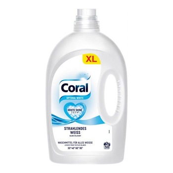 Detergent lichid Coral Optimal White 50 spalari 2.5 l Detergent lichid Coral Optimal White 50 spalari 2.5 l