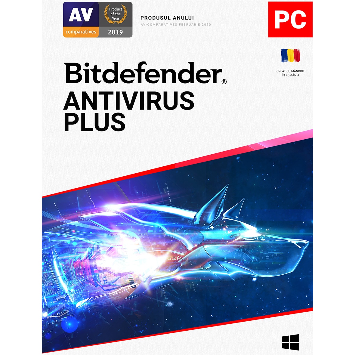 Bitdefender Antivirus Plus, 1 an, 1 dispozitiv, licenta retail