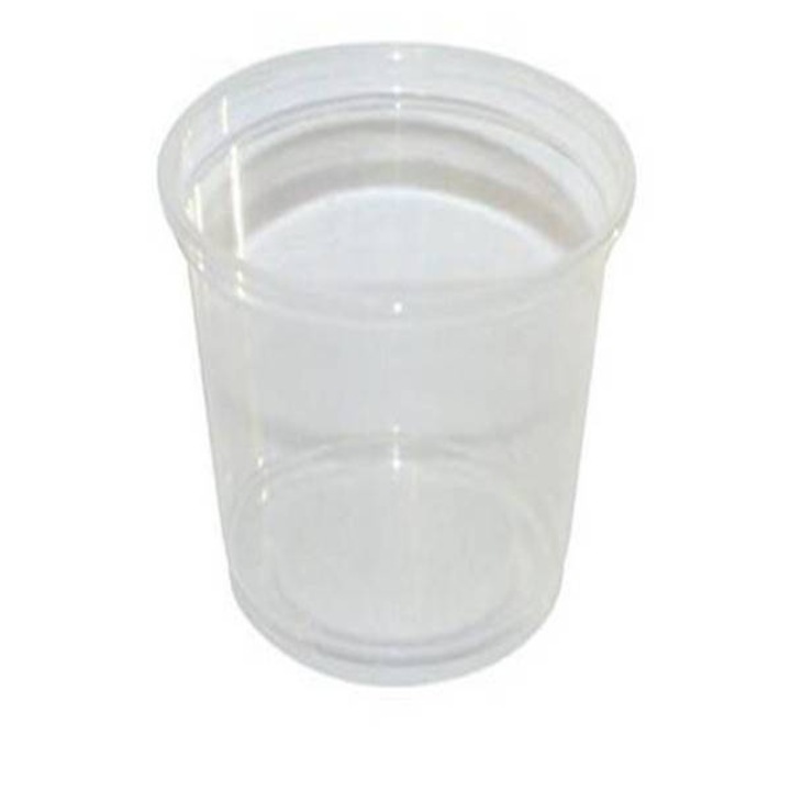 Caserole plastic rotunde, 500ml, D101 mm, SET 100buc