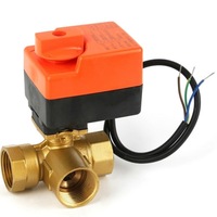 Vana 3 cai rotativa 1" cu servomotor, Daver