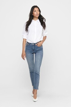 only blugi drepti cu aspect decolorat xl-l30 albastru deschis imagen 10_0_
0