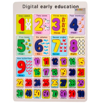 Puzzle incastru 3D numerele de la 1 - 100 - Krista® Puzzle incastru 3D numerele de la 1 - 100 - Krista®
