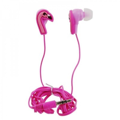 Casti audio model FLAMINGO , In-ear, 1.2m, Roz