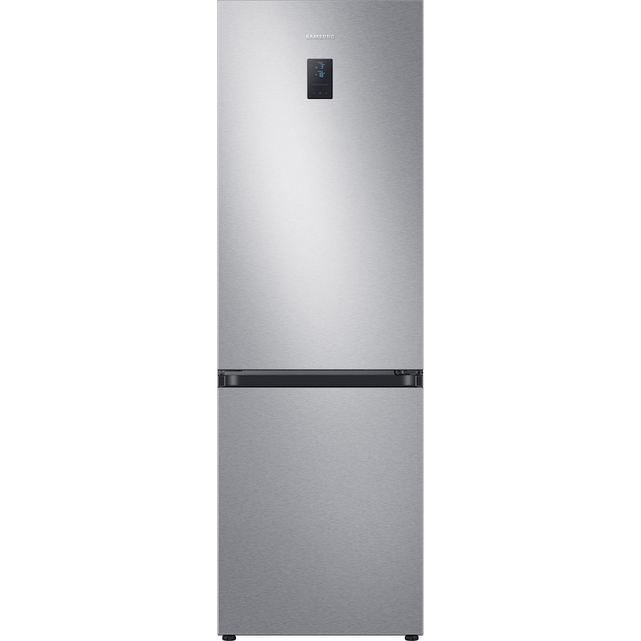 Samsung RB34T670DSA/EF kombinált hűtőszekrény, 355L, M:185cm, D energiaosztály, No Frost, szürke