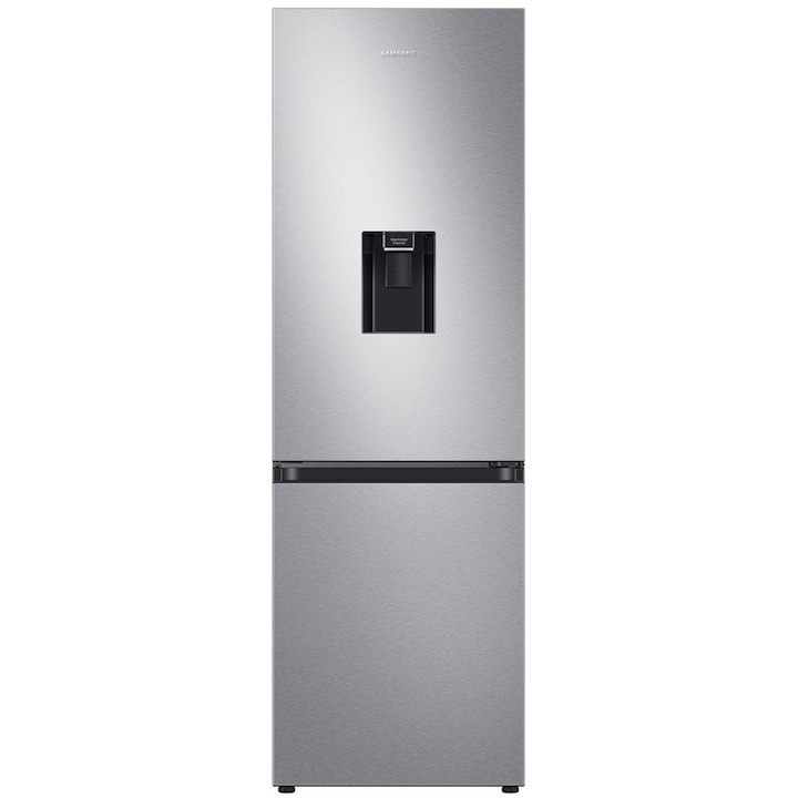 Samsung RB34T632DSA/EF kombinált hűtőszekrény, 352L, M:185cm, D energiaosztály, No Frost, szürke