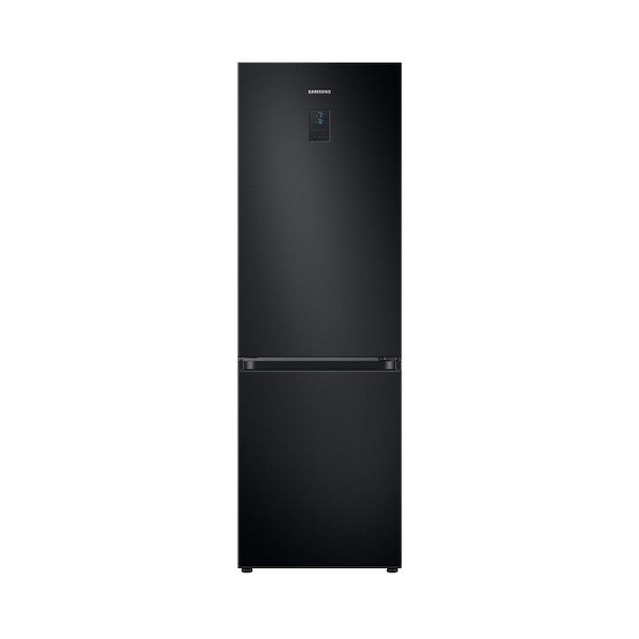 Samsung RB34T672DBN/EF kombinált hűtőszekrény, 340L, M: 185cm, D energiaosztály, No Frost, fekete