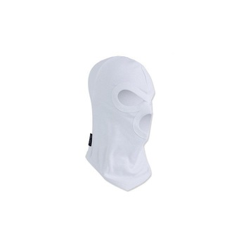 Cagula trei gauri bumbac, alba, one size Cagula trei gauri bumbac, alba, one size