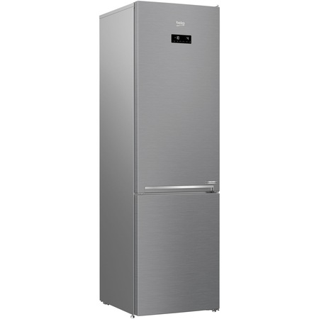 Combina frigorifica Beko Neofrost Dual Cooling RCNA406E60XBN, 362 l, NeoFrost, Display touch control, Raft sticle, Clasa A+++, H 203 cm, Argintiu