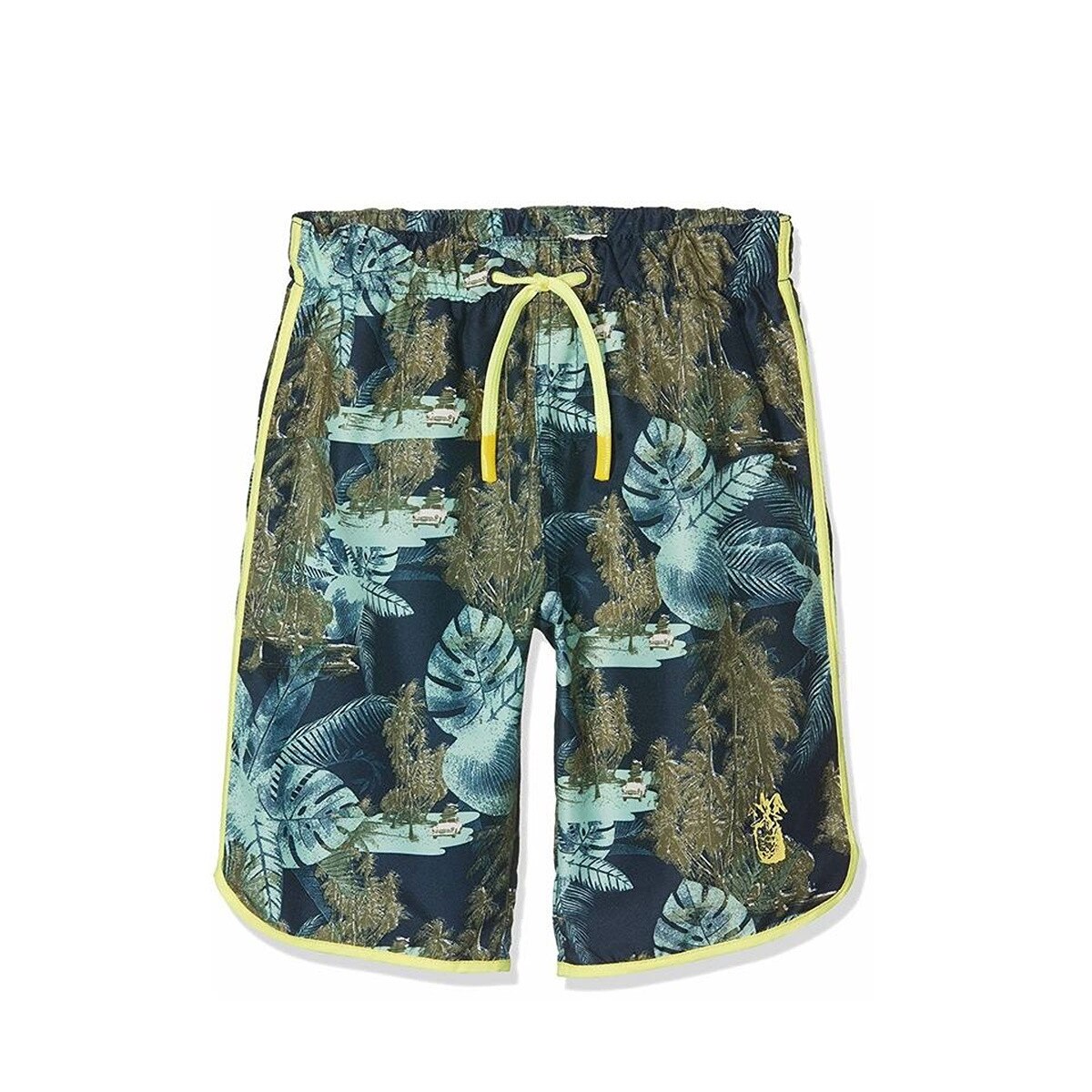 Pantaloni scurti de baie baieti, Multicolor, Name it, Marimea 128 EU