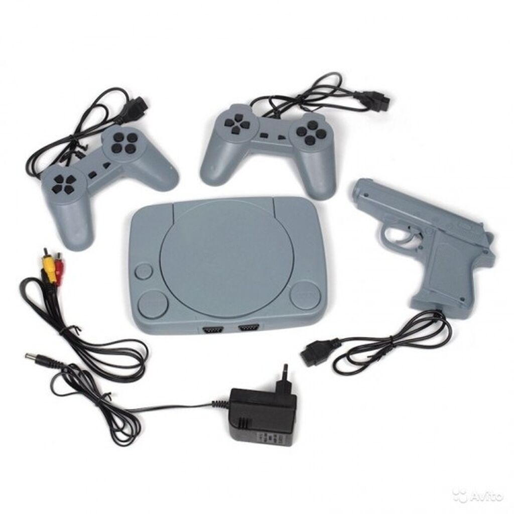 Set Consola video cu 2 gamepad-uri si adaptor pentru redare pe TV incluse, Matheus
