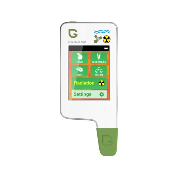 Greentest ECO 5 + Peste, Alb - Nitrati si radiatii din fructe, legume, carne + TDS