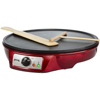 Aparat pentru prepararea clatitelor, Gadgy, 1000 W, Diametru plita 30 cm, temperatura ajustabila, Rosu