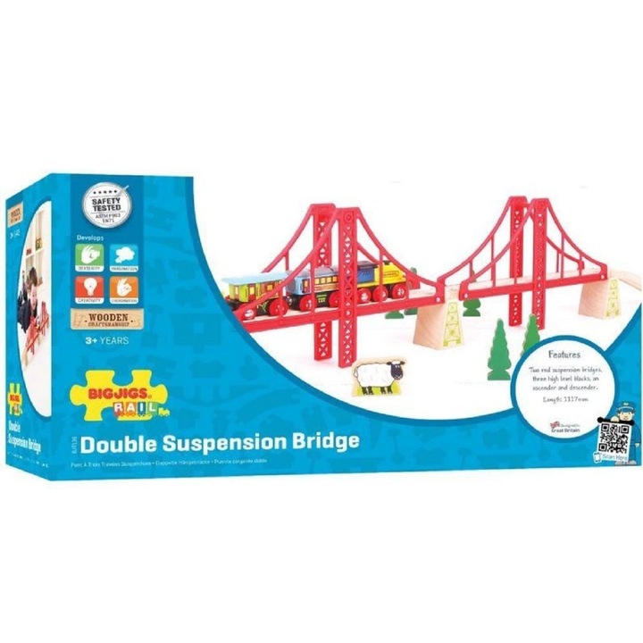 Детско влакче BigJigs Toys