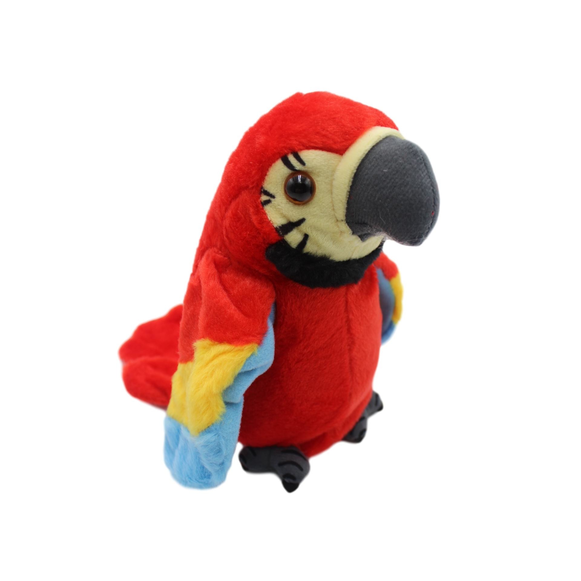 burden Spooky closet Jucarie interactiva Papagal vorbitor, imita sunetele pe care le aude,20cm -  eMAG.ro