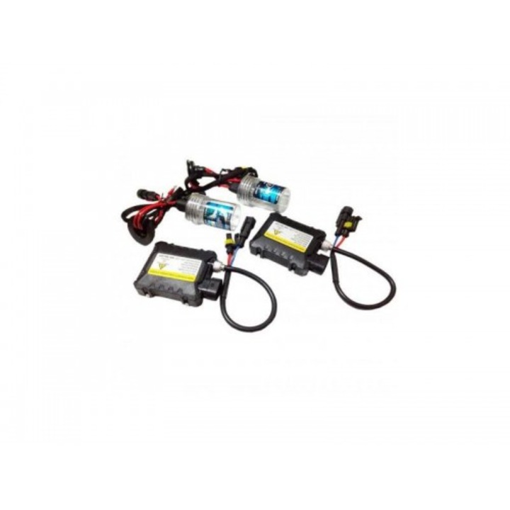 XENON DC HID Konverziós készlet 12V 35W H1 Fényszóró izzó, Keskeny (Slim) Trafóval 4300K színhőmérséklet