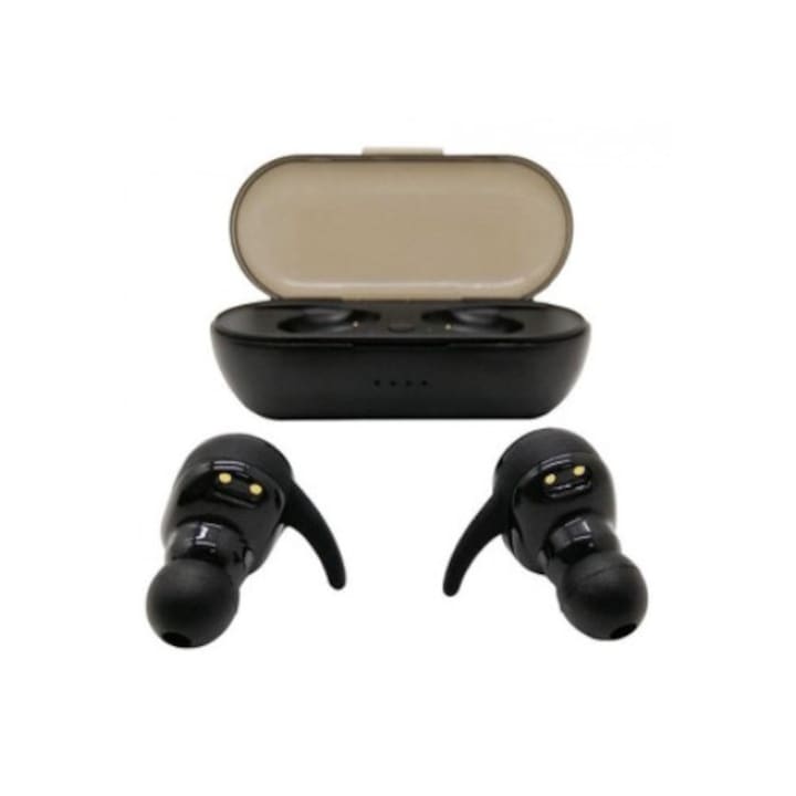 Casti Wireless BQS8 – True Wireless, Hi-Fi Stereo, culoare alb