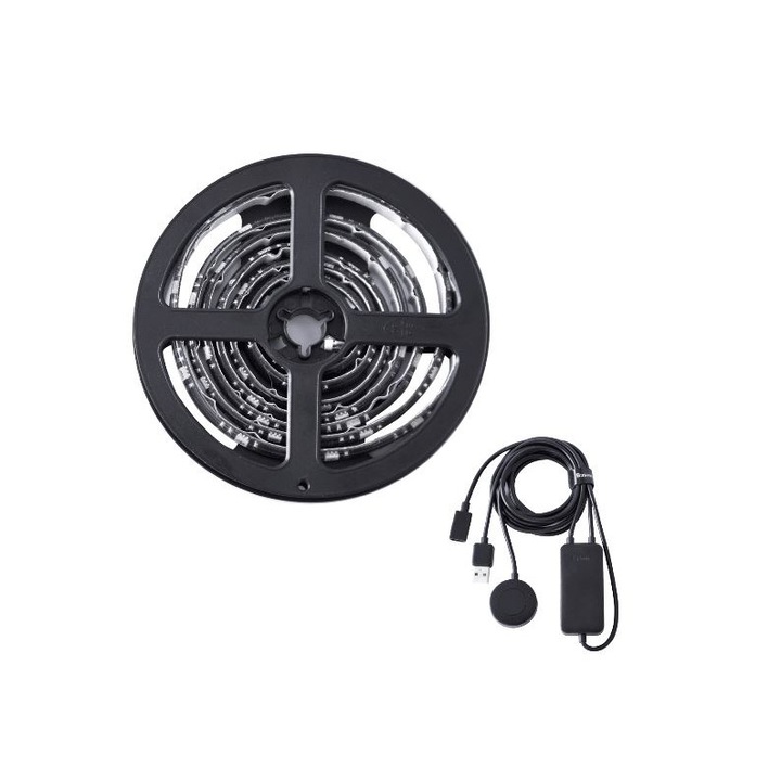 Banda LED autoadeziva colorata Baseus GAMO SMD, 5 W, 1,5 m + telecomanda