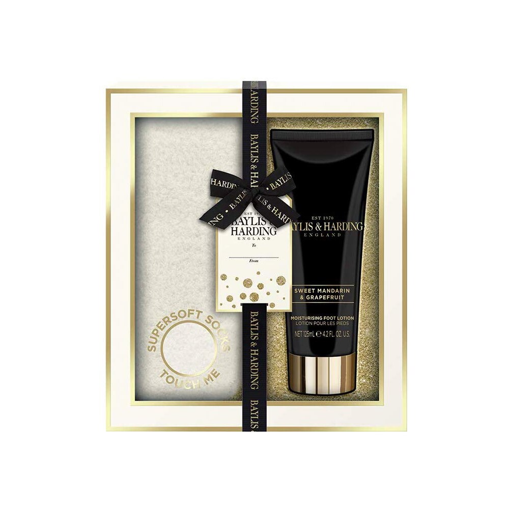 Set Baylis & Harding Sweet Mandarin & Grapefruit, lotiune pentru picioare si sosete
