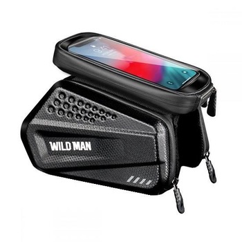 Geanta Bicicleta Impermeabila Pentru Cadru Marime XXL - WildMan Hardpouch Black Geanta Bicicleta Impermeabila Pentru Cadru Marime XXL - WildMan Hardpouch Black