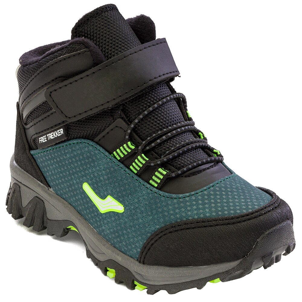 Ghete zapada Lively Kid, negru verde