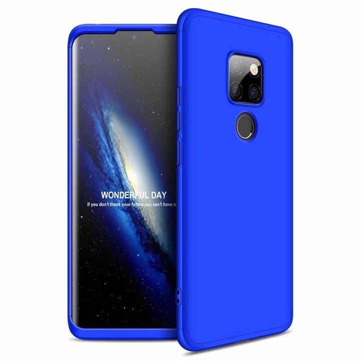 Husa de protectie 360, GKK, pentru Huawei Mate 20, Albastru