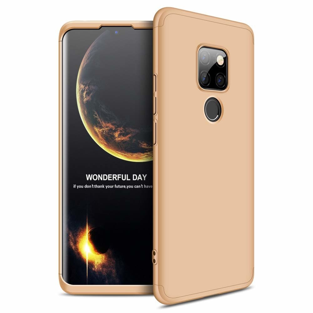 Husa de protectie 360, GKK, pentru Huawei Mate 20, Auriu
