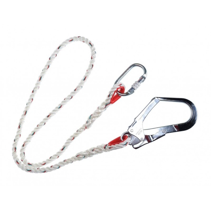 Franghie de protectie pentru lucru la inaltime, FP21, de 1.5 m lungime, ajustabila, rezistenta la abraziune