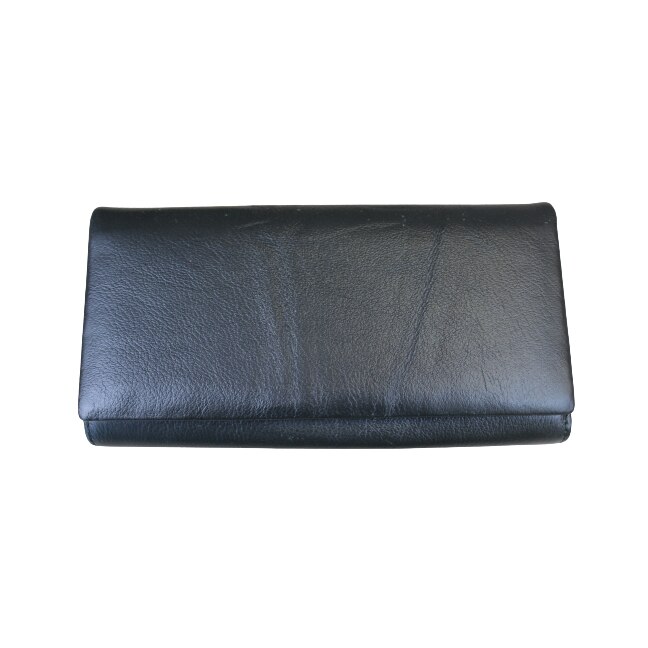 Portofel din piele naturala, Hassion model A-03 Dark Green