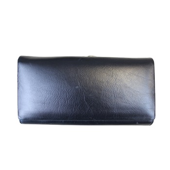 Portofel din piele naturala, Hassion model A-03 Black Portofel din piele naturala, Hassion model A-03 Black