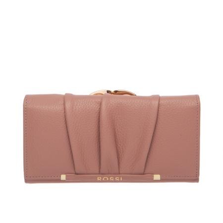 Portofel Rossi, RSC1332, Roz, Piele naturala