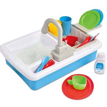 Set chiuveta pentru copii Jumbo Baby, Cu accesorii, 3 ani+, Albastru Set chiuveta pentru copii Jumbo Baby, Cu accesorii, 3 ani+, Albastru