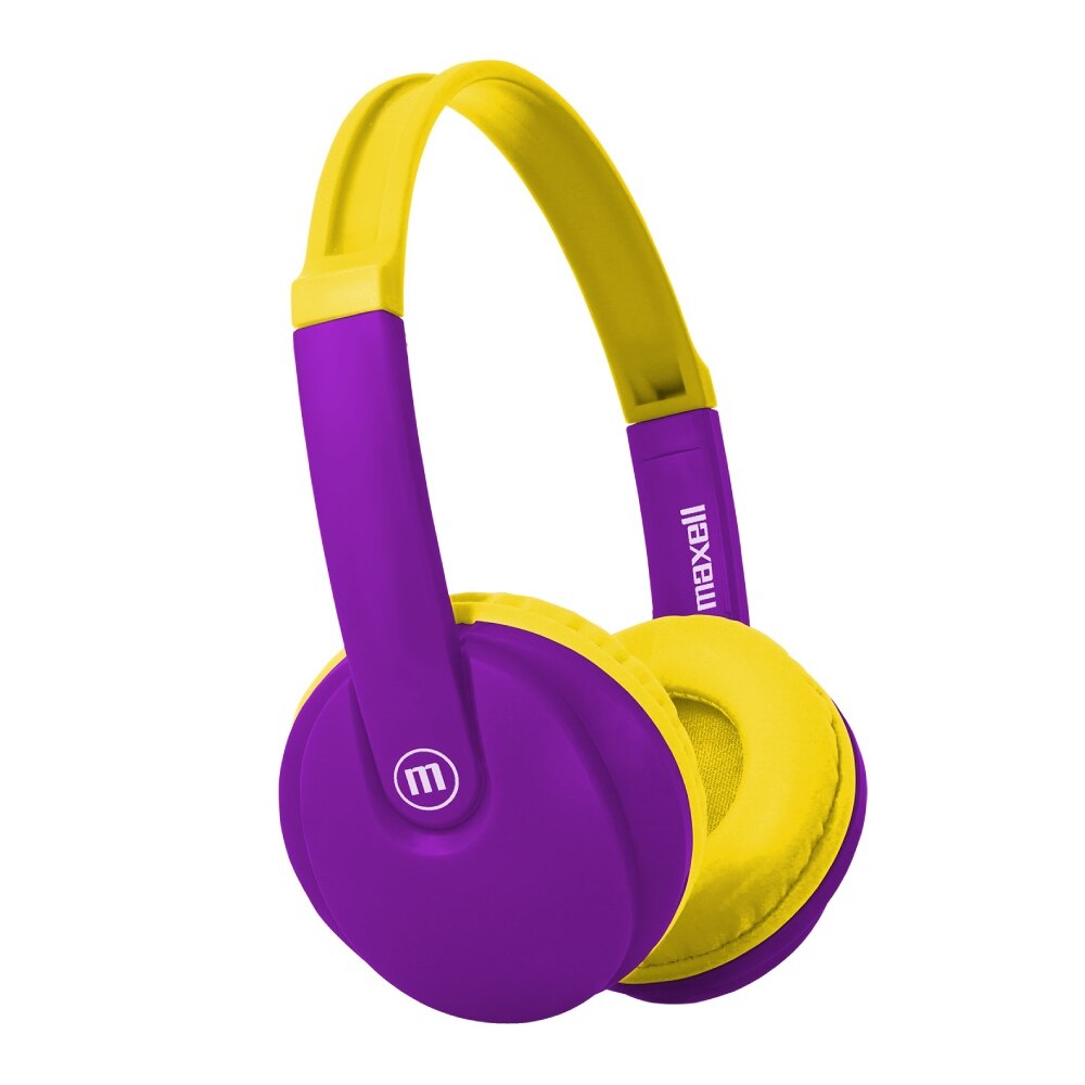 Casti fara fir pentru copii Maxell KIDZ HP-BT350, Violet/Galben