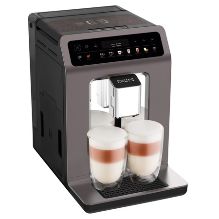 Espresor Automat Krups Evidance ONE EA895E10, 1450W, 15 bar, 2.3 l, display, Gri