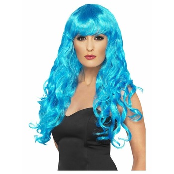 Peruca albastra lunga, Smiffy Peruca albastra lunga, Smiffy