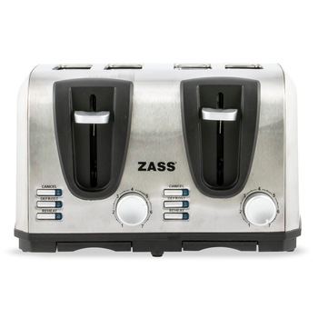 Prajitor paine Zass ZST 09,4 felii,inox,control variabil al rumenirii,putere max. 1400 W Prajitor paine Zass ZST 09,4 felii,inox,control variabil al rumenirii,putere max. 1400 W