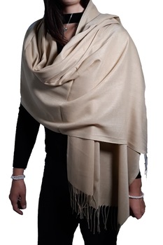 Esarfa darma, uni, bej, dimensiune 70/172 cm Esarfa darma, uni, bej, dimensiune 70/172 cm