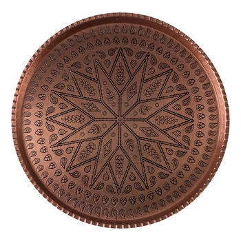 Tava din cupru rotunda 30X30x1cm Tava din cupru rotunda 30X30x1cm