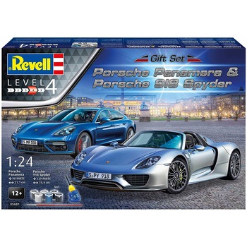 Automodel de construit Revell Porsche Panamera si Spider Automodel de construit Revell Porsche Panamera si Spider