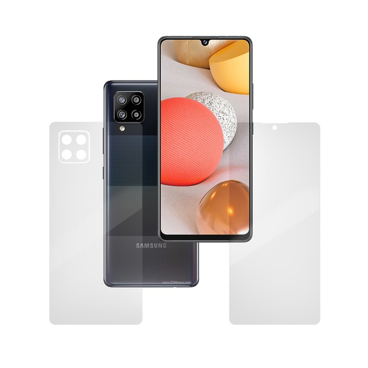 Комплект 2 фолиа SILKASE за Samsung Galaxy A42 5G, защита на телефона, възобновяем силикон