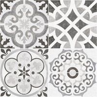 Gresie portelanata gri 33X33 cm Halikarnas Grey Mix, finisaj mat, 1 MP/cutie