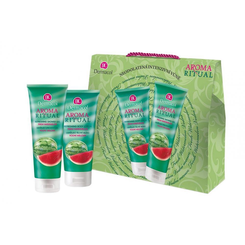 Set Dermacol, Aroma Ritual, Fresh Watermelon, Gel de dus 250 ml, Lotiune de Corp 200 ml