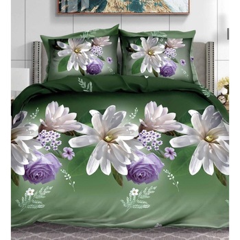 Lenjerie 3D Bumbac Satinat - 4 Piese - Hannah Lenjerie 3D Bumbac Satinat - 4 Piese - Hannah