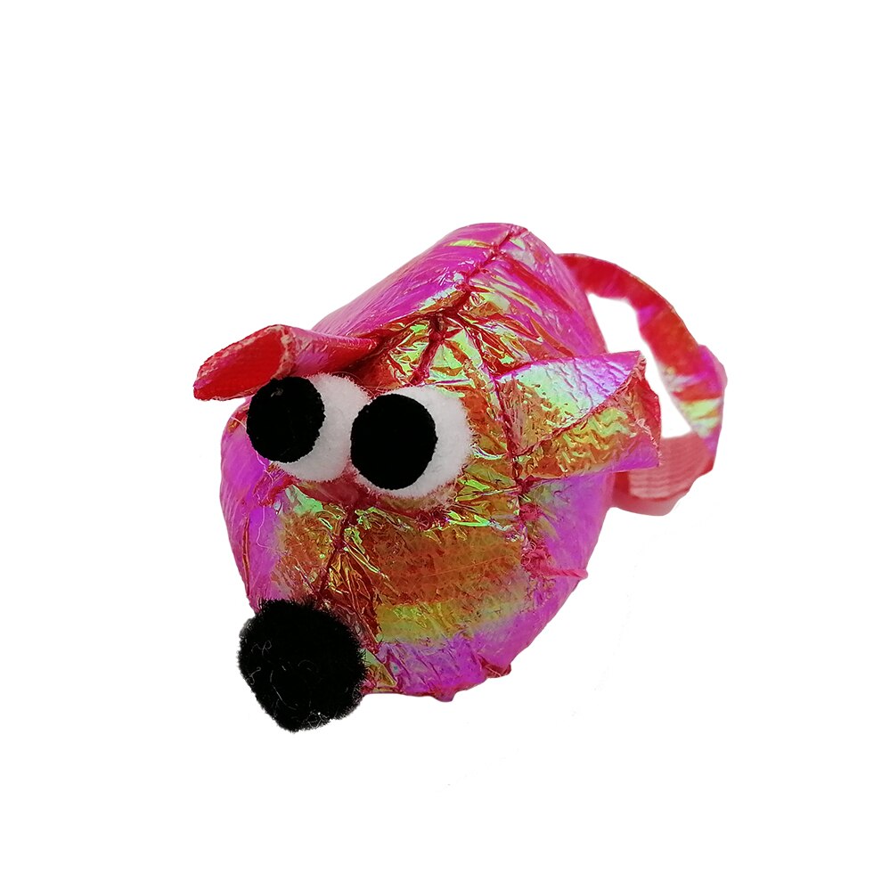 Jucarie pentru pisici, Croci, 5 cm, soricel colorat, c6098097r