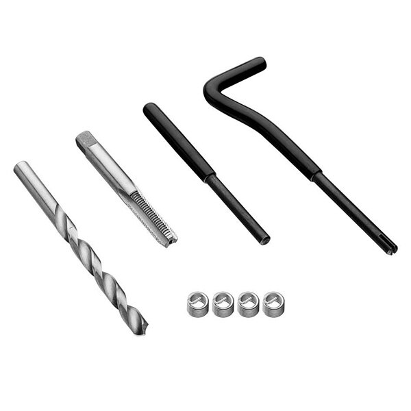 Kit de reparat filete, M8x1.25x8 mm, Neo Tools, 11-902, 8 piese, CrV